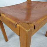 Chaises en cuir maison Regain