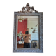 Miroir ancien fronton coquille