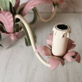 Lustre iron and painted sheet flowers camellias