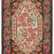 Hand-Knotted Vintage Bessarabian Black Kilim 183 cm x 274 cm - 22170