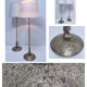 Pair of brass lamp bases Delmas design 90s