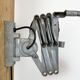 Grey Industrial Gooseneck Scissor Wall Lamp from Elektroinstala, 1960s