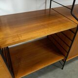 Teak WHB string modulair vrijstaand LP wandsysteem