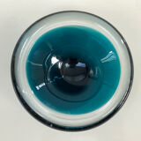 Scandinavian blue sommerso glass catchall – vintage design from the 1960s.