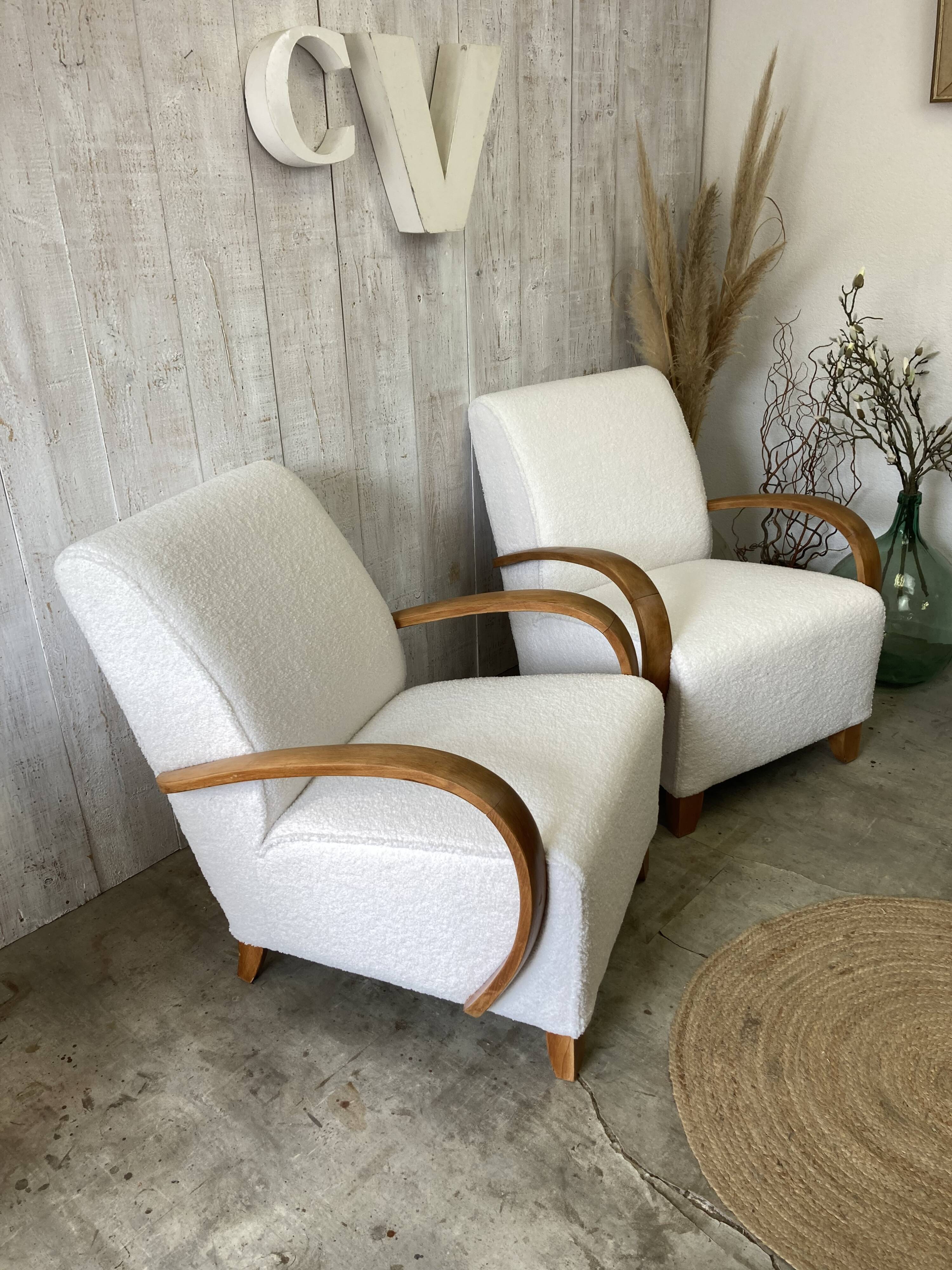 Pair of vintage armchairs