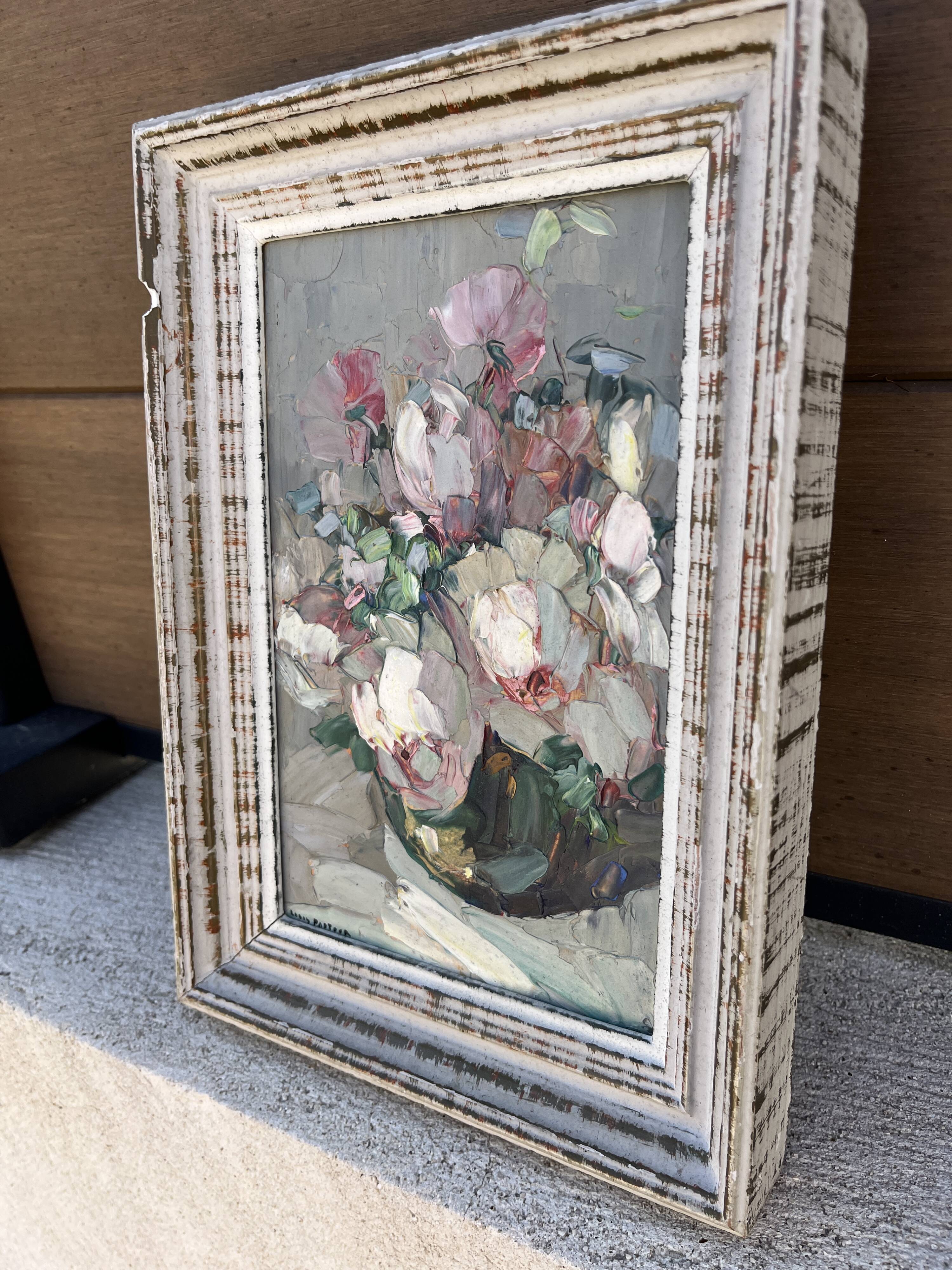 Flower painting signed Louis Pastour