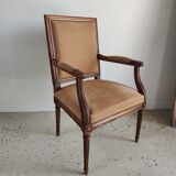 Louis XVI Jacob style armchair beige trim