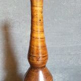 Vase soliflore de potier en grès émaillé vintage