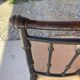 Chaise Napoléon III en bois imitant le bambou