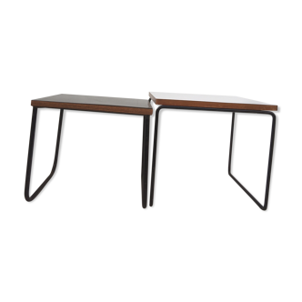 Pair of coffee tables by Pierre Guariche