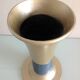 Blue and gold tulip vase in enamelled art deco style / 30s-40s