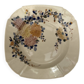 Antique Gien plate, ironstone, Japonese-style decoration.
