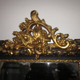 Old mirror with pediment