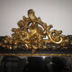 Old mirror with pediment