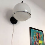 Wall lamp Raak opaline and chrome