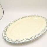 Large flat oval model Recamier