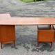 Desk Jacques Hauville 1960 bema and enfilade desk