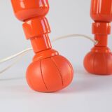 Rare Pair of Mid-Century Gino Sarfatti Model 600P Lamps for Arteluce, Italy 1966