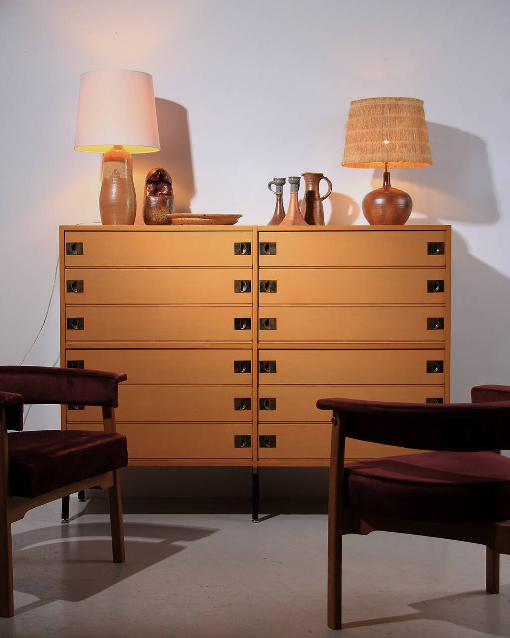 Double chest of drawers Charron Caillette 1950