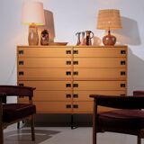 Double commode Charron Caillette 1950