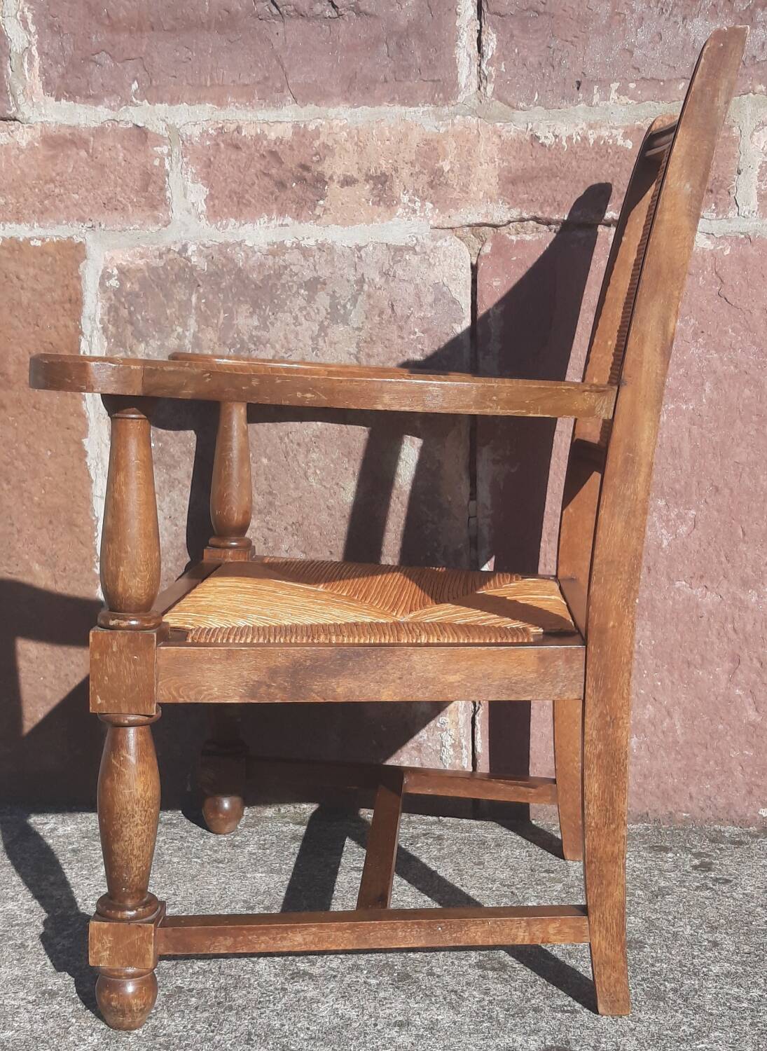 Straw chair (seat and backrest)