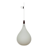 Lampe à Suspension Opaline par Uno et Östen Kristiansson