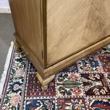 Penderie anglaise art déco en noyer des années 1930