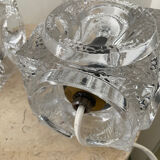 Pair of Ice Cube lamps by Peill & Putzler 70s