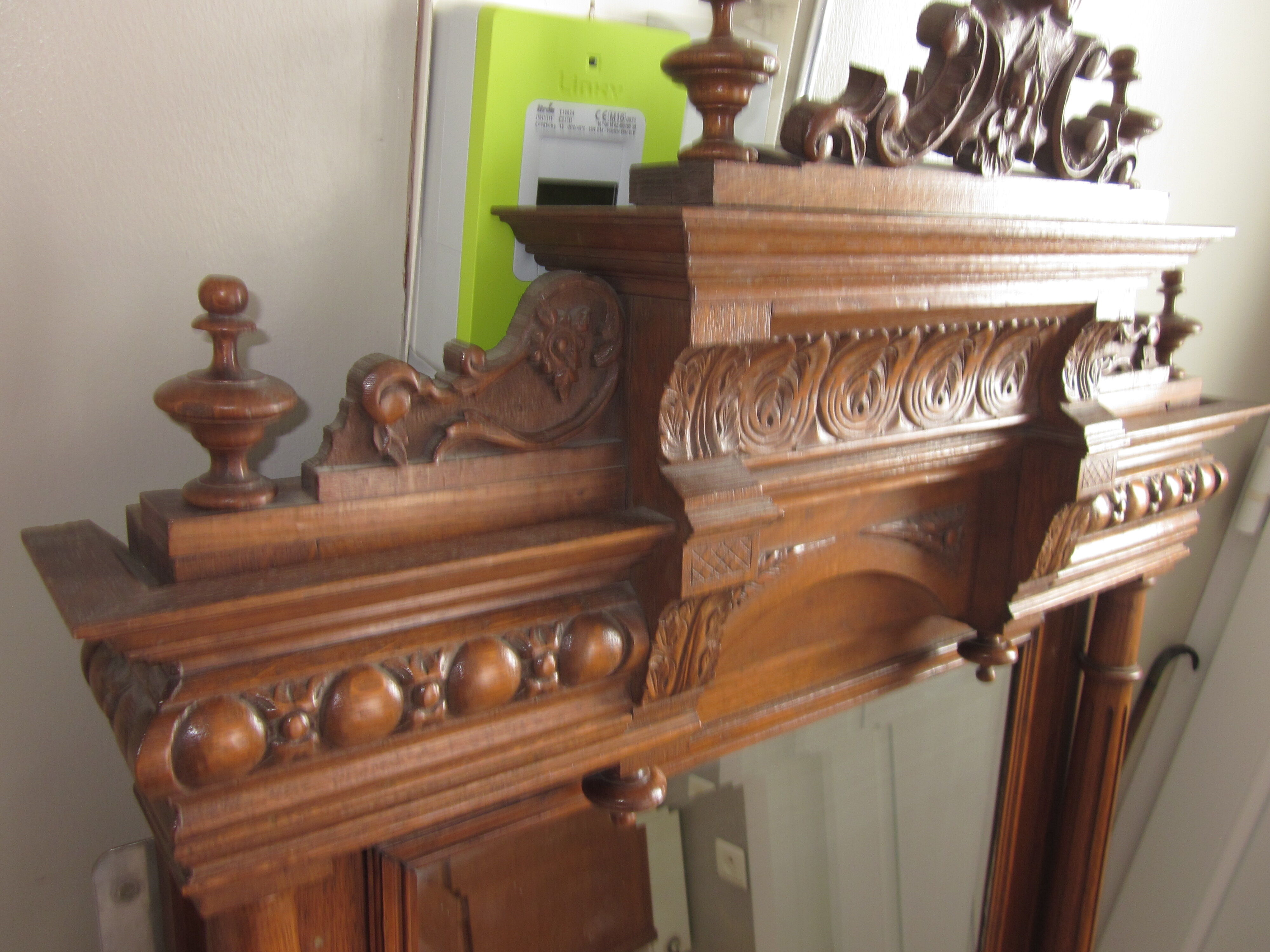 Mirror old trumeau Henri ll