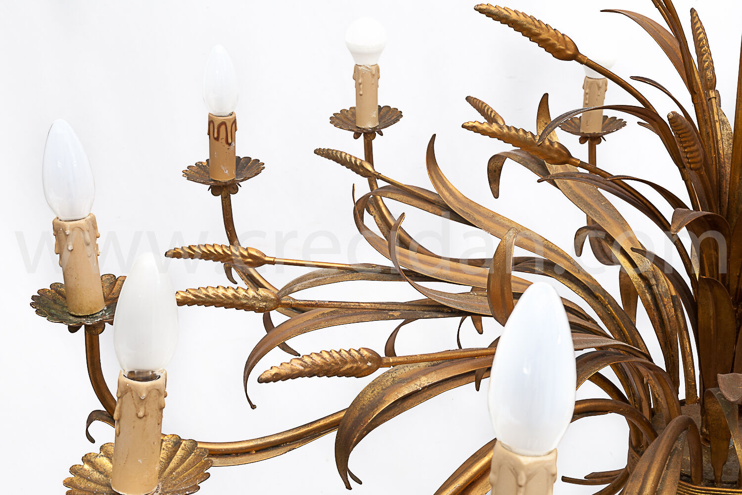 Chandelier sheaf of wheat 12 fires