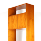 Library book shelf room divider 60 s 70 s