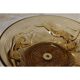 Glass coupe 'Naïades' with turned wooden Art Deco base