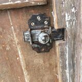 Pine farm outbuilding gate