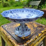 Coupe compotier Longwy Chinois XIXe salamandres