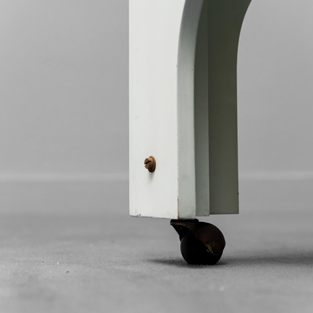 Bar trolley in smoked glass smoked 1970