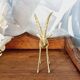 Chiseled brass antelope