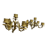 Important pair of Louis XV style bronze wall lights