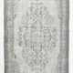 Tapis vintage classique 5x9 nuances de gris et de marron, 150x278 cm