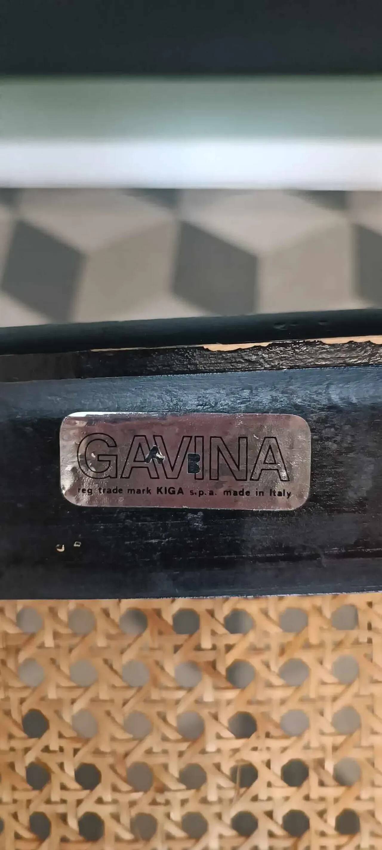 Table with 4 Cesca chairs by Marcel Breuer for Gavina, 1960s