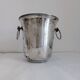 Vintage silver metal champagne bucket