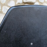 Black shell chair Pierre Guariche for Meurop 1960s