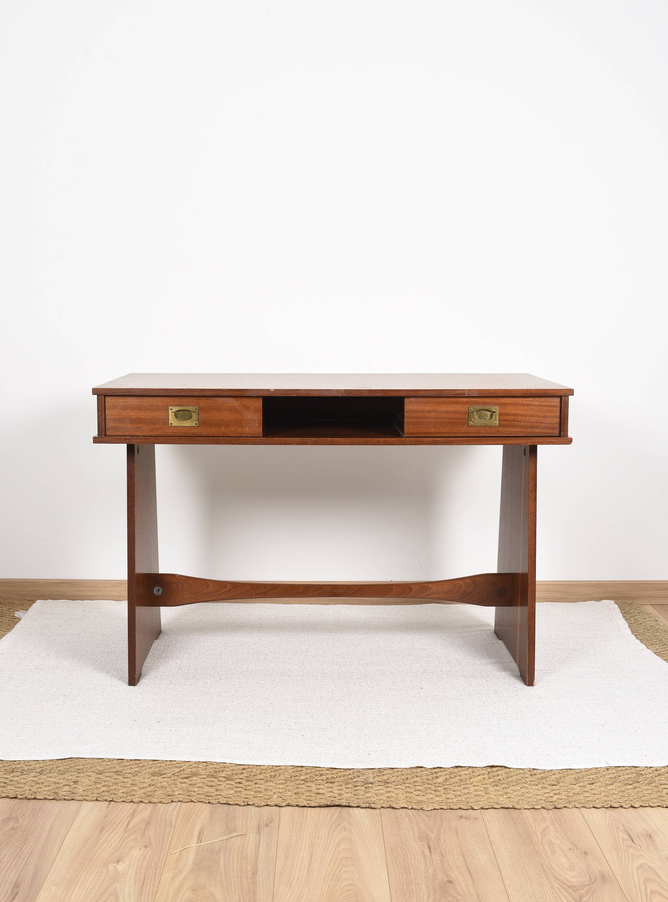 Teak desk, vintage, Gautier brand