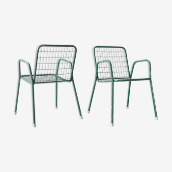 Paire de fauteuils EMU, modèle Rio, vertes