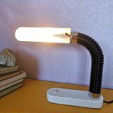 Flexible and adjustable lamp lacquered brass, 1970