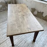 Solid oak farmhouse table 185cm