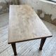 Solid oak farmhouse table 185cm