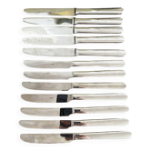 Vintage stainless steel knives in box