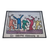 Affiche "la danse" de Keith Harring encadrée et sous verre