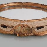 Miroir mercure en bois peint XIXème