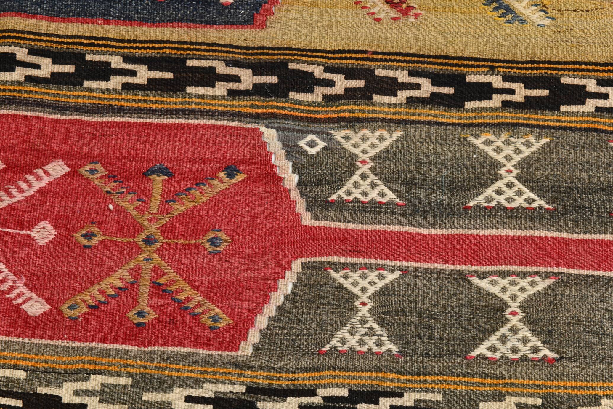 172x264Cm Cinnamon Red Kilim Rug, Large Area Rug, Turkish Bohem Rug,